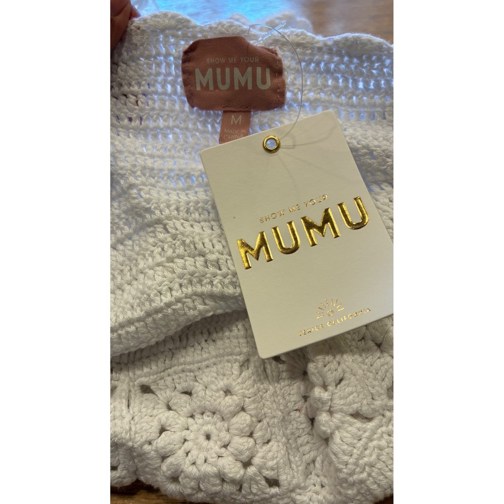 Show Me Your Mumu Jet Lag Dress in Salty Crochet Size Medium - Picture 6 of 6